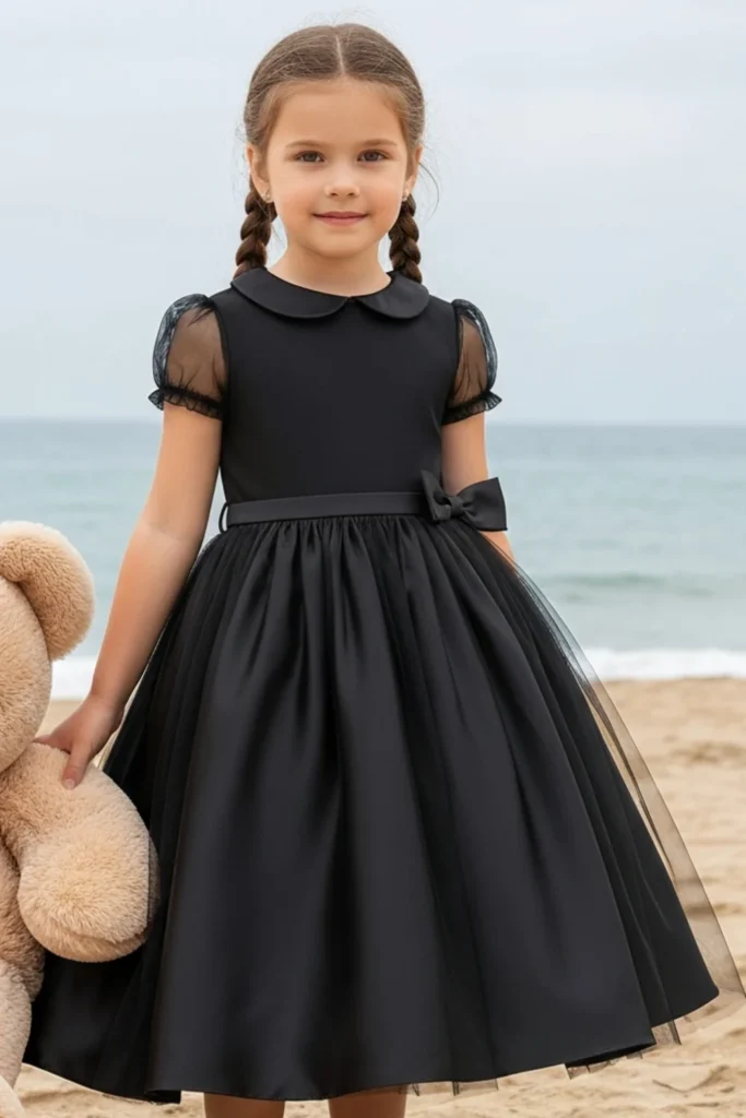 Girls Black Dress