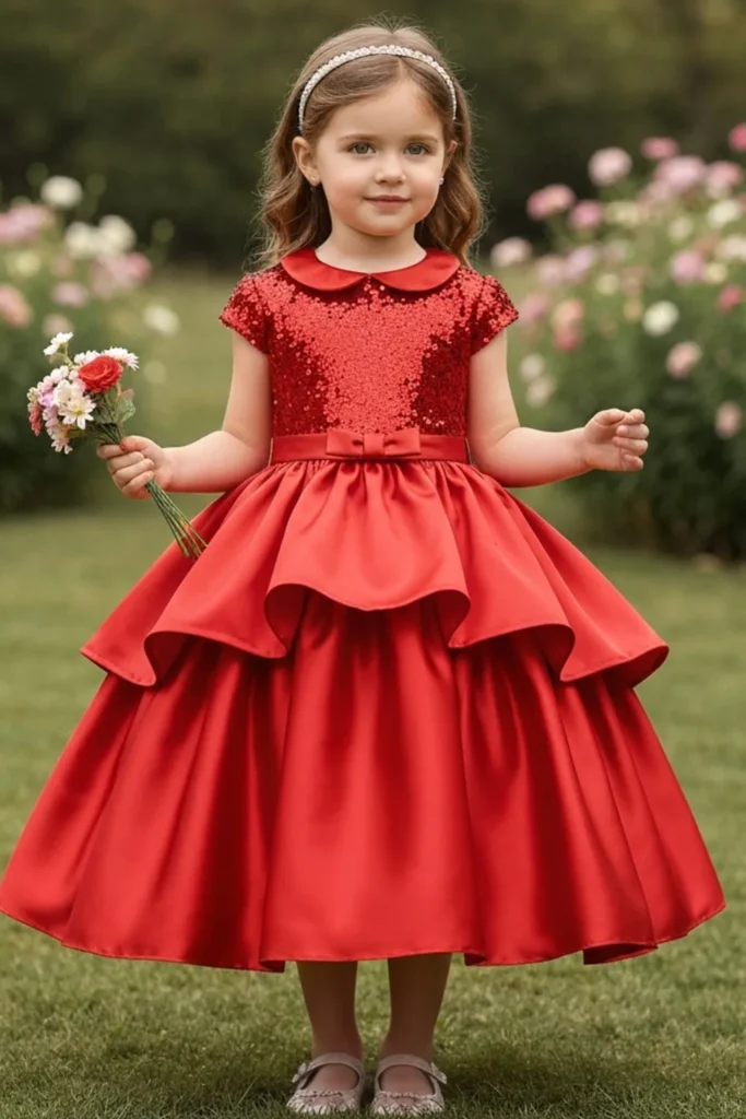 Kids Red Dress