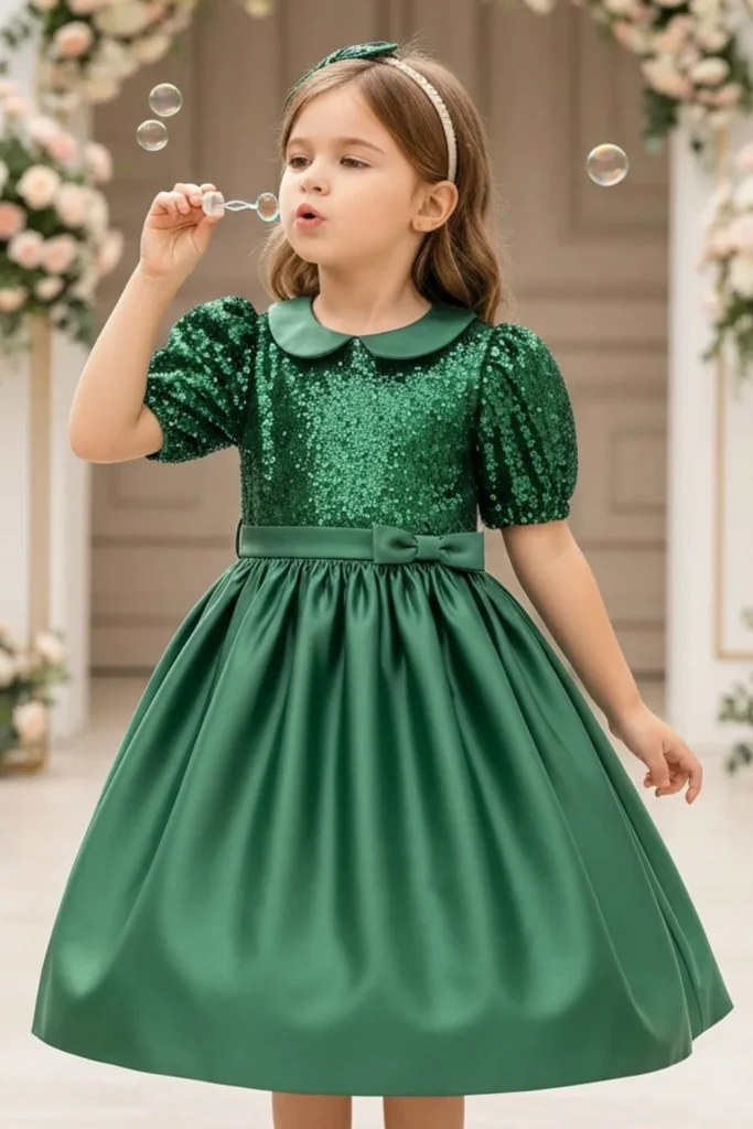 Green Toddler Dress