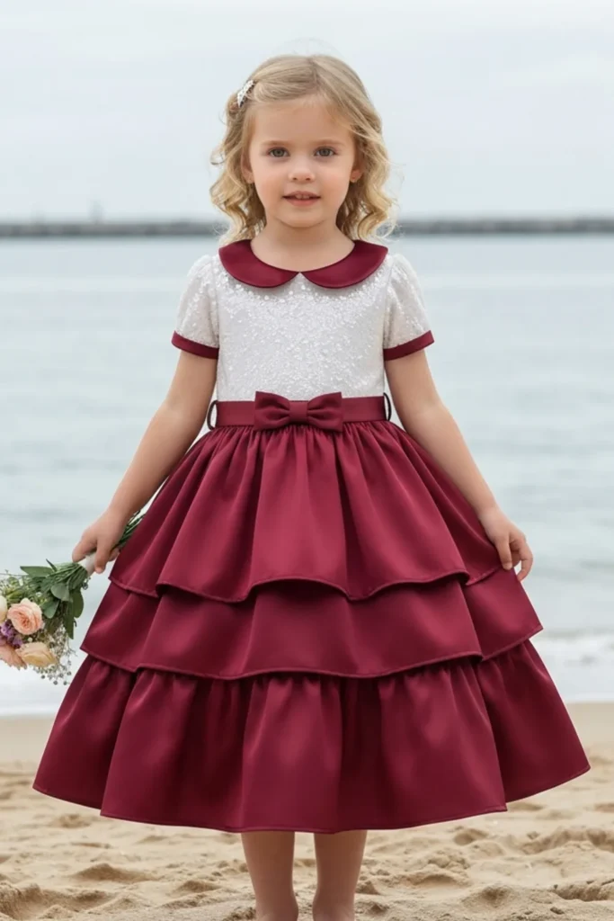 Satin Toddler Dress