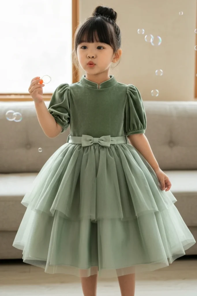 Velvet Toddler Dress