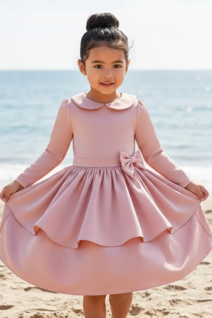 Satin Toddler Dress