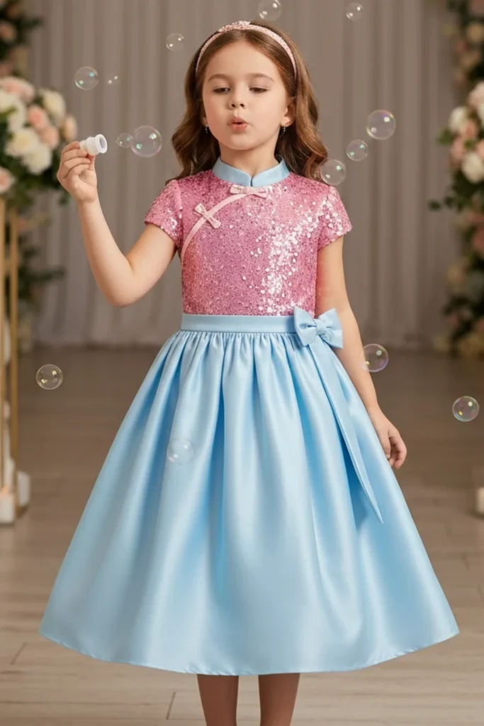 Sequin Kids Dress