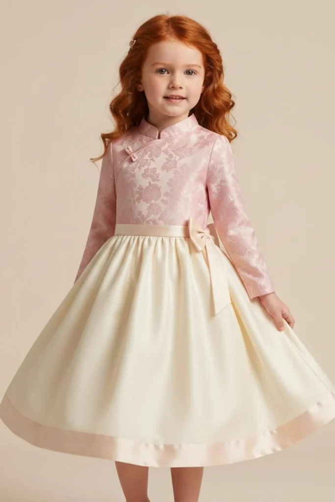 Brocade Dress Styles For Kids