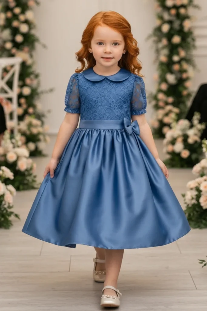 Blue Dresses For Kids