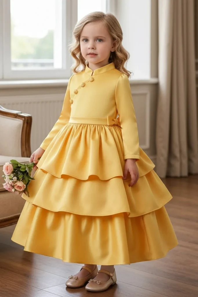 Yellow Dress For Kids
