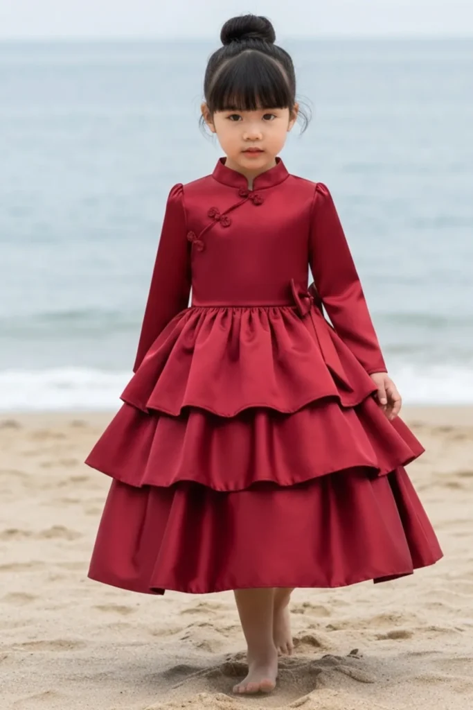 Satin Dresses For Kids