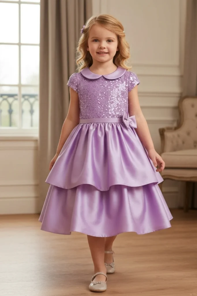 Sequin Kids Dress