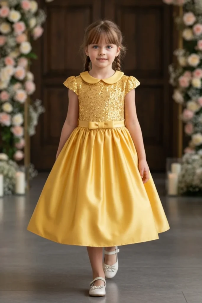 Kids Yellow Dress
