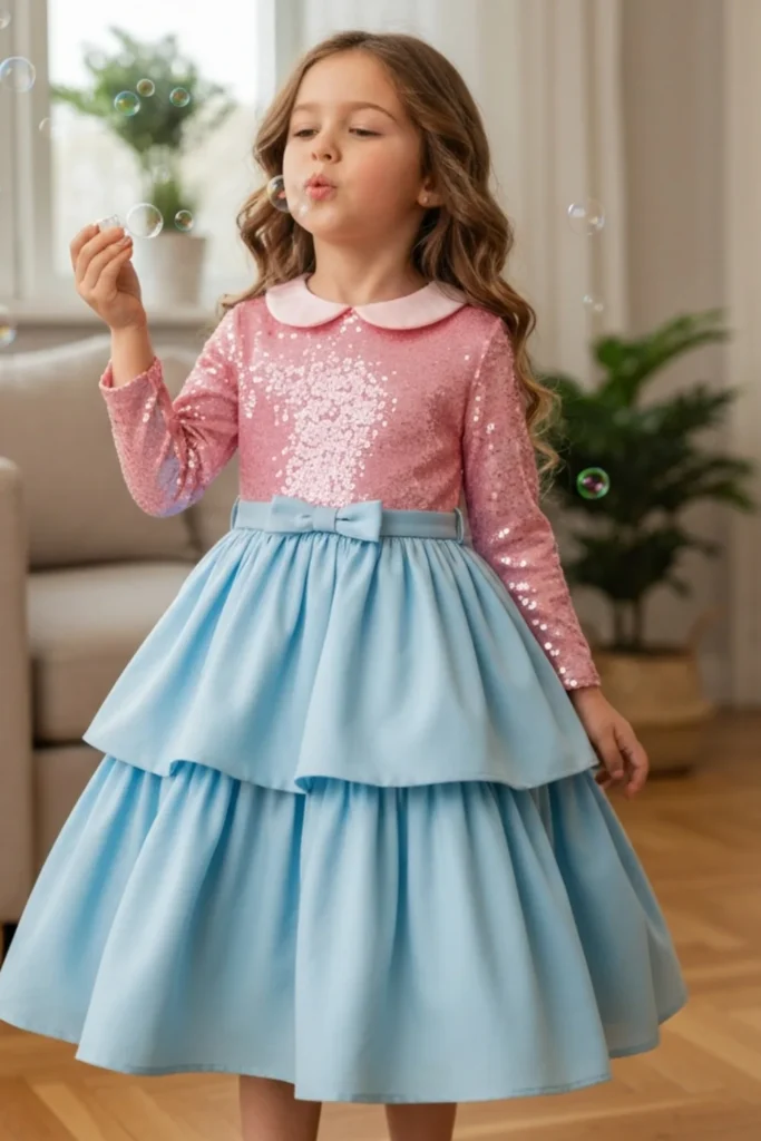 Sequin Kids Dress