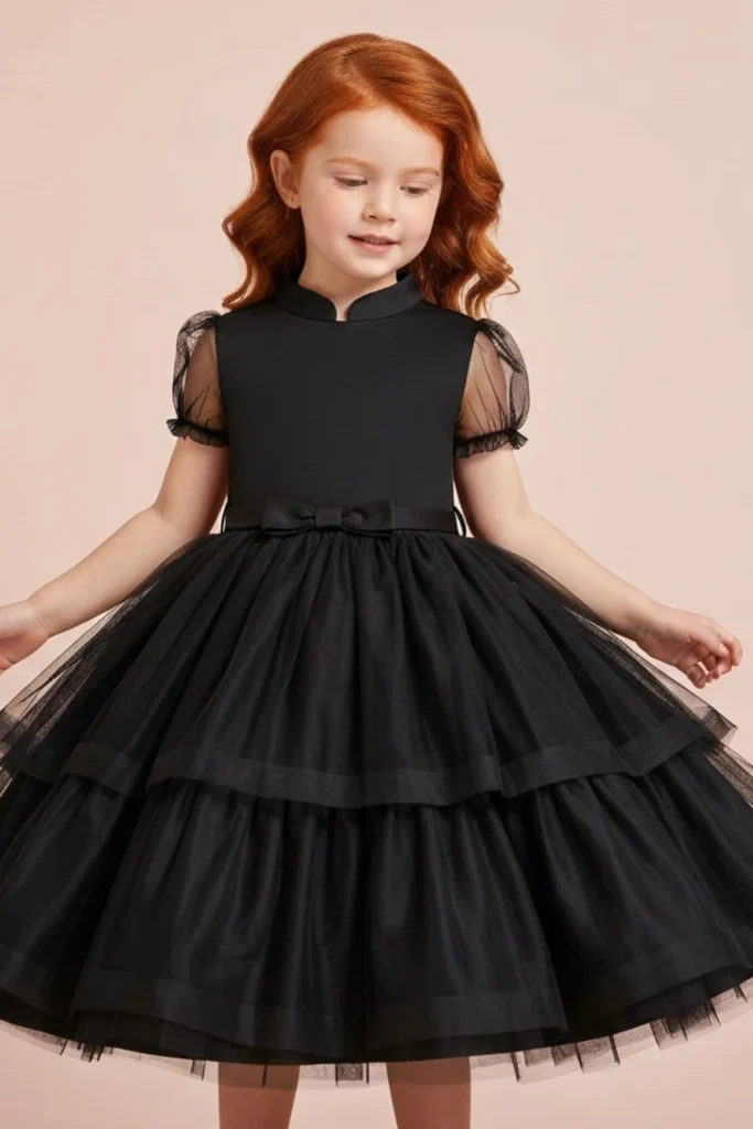 Girls Black Dress