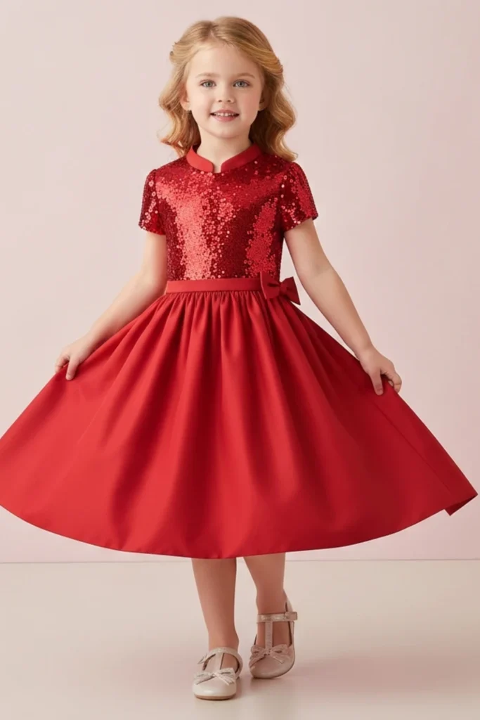 Kids Red Dress
