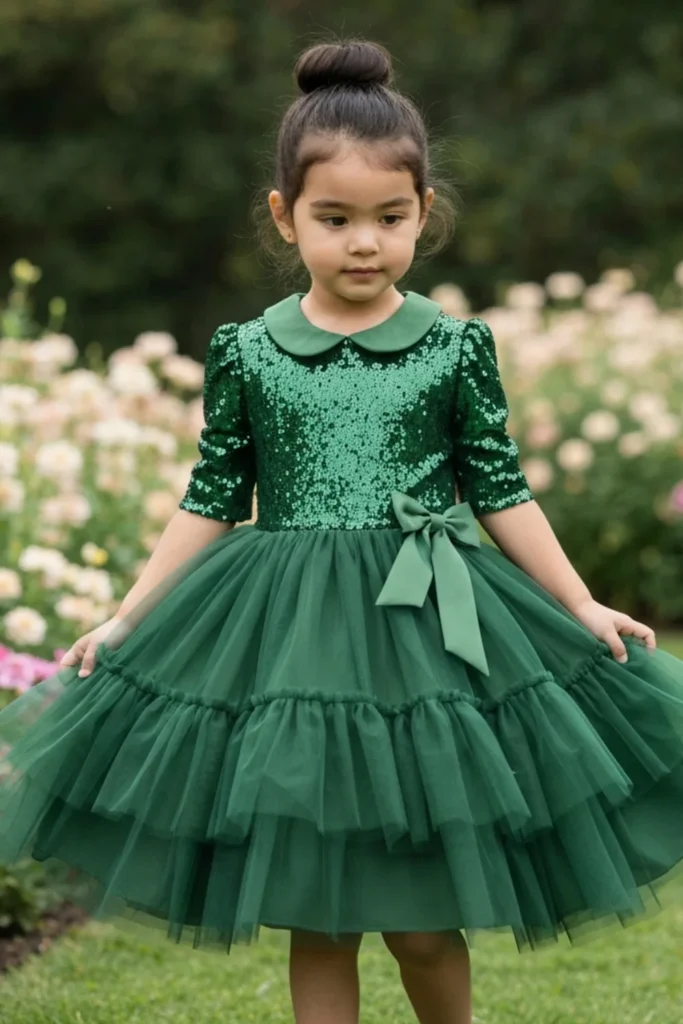 Green Toddler Dress
