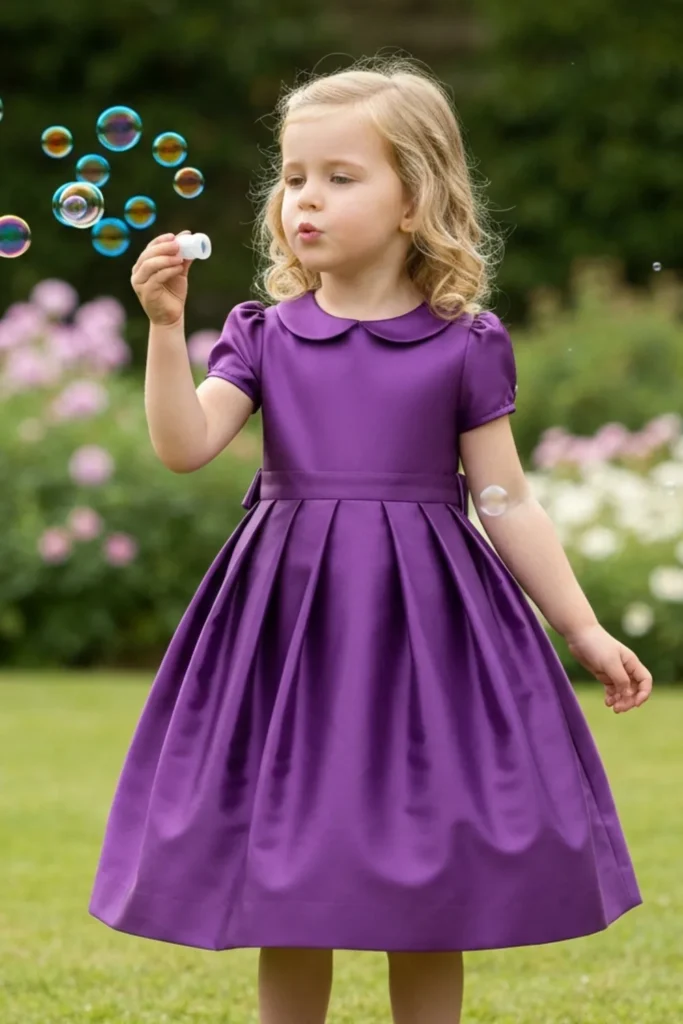 Purple Dresses For Kids