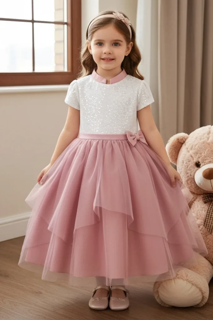 Satin Toddler Dress