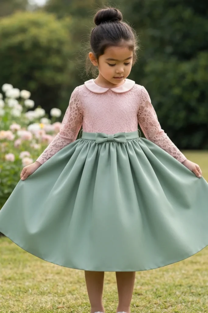 Lace Dress For Kids