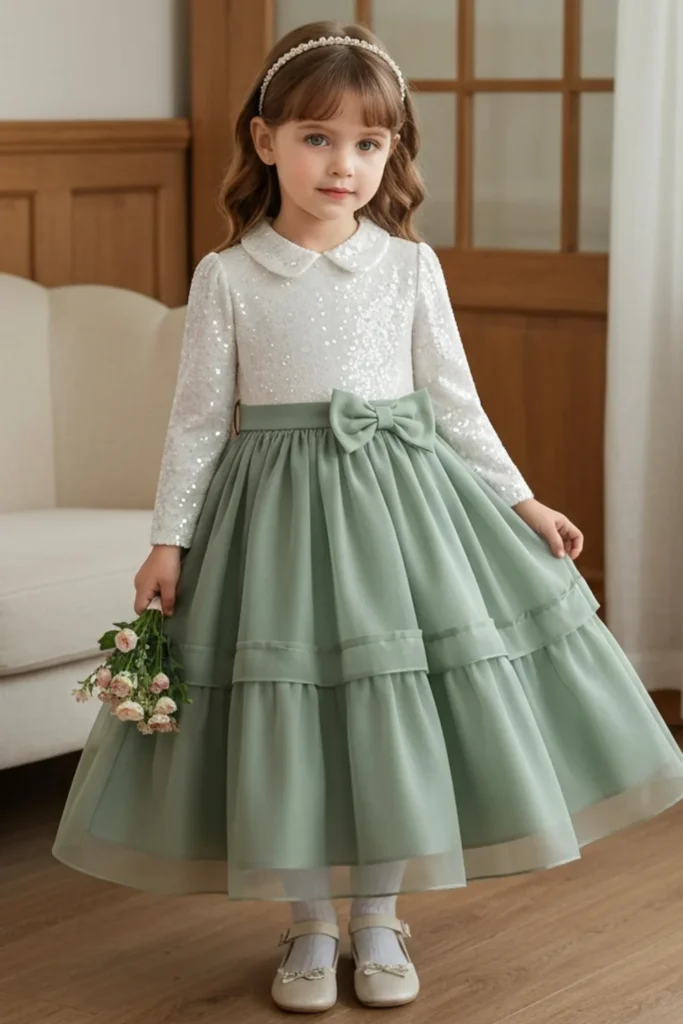 Sequin Kids Dress