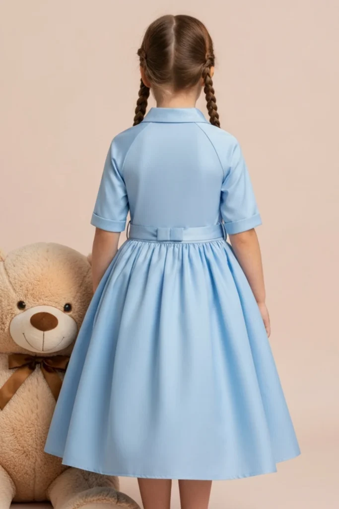Satin Toddler Dress