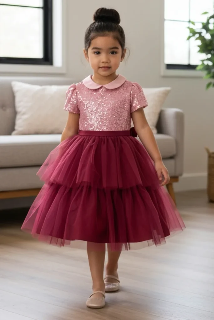 Sequin Kids Dress
