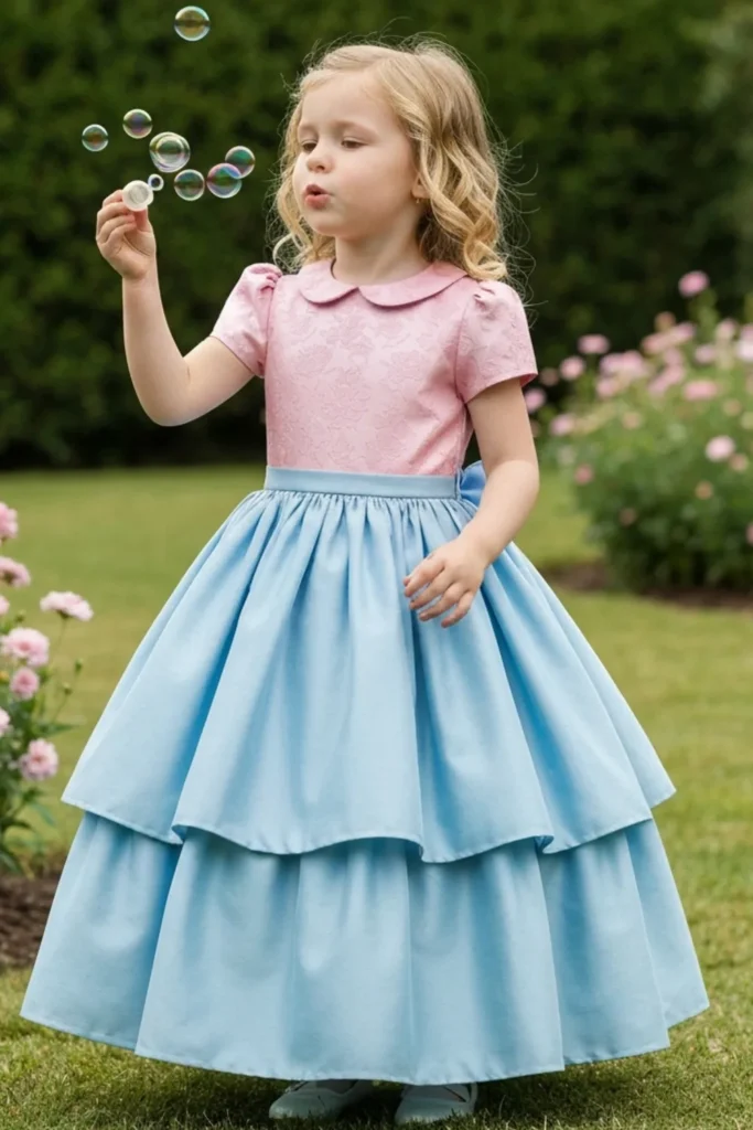 Brocade Dress Styles For Kids