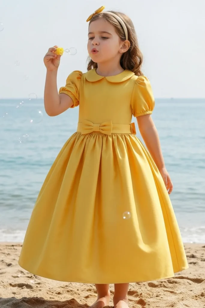 Yellow Dress For Kids