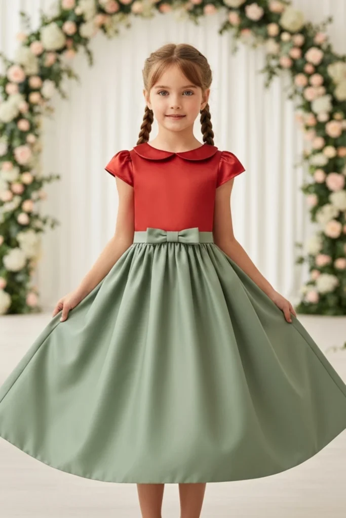 Satin Dresses For Kids