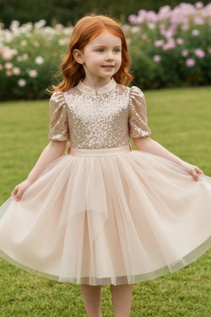 Sequin Kids Dress