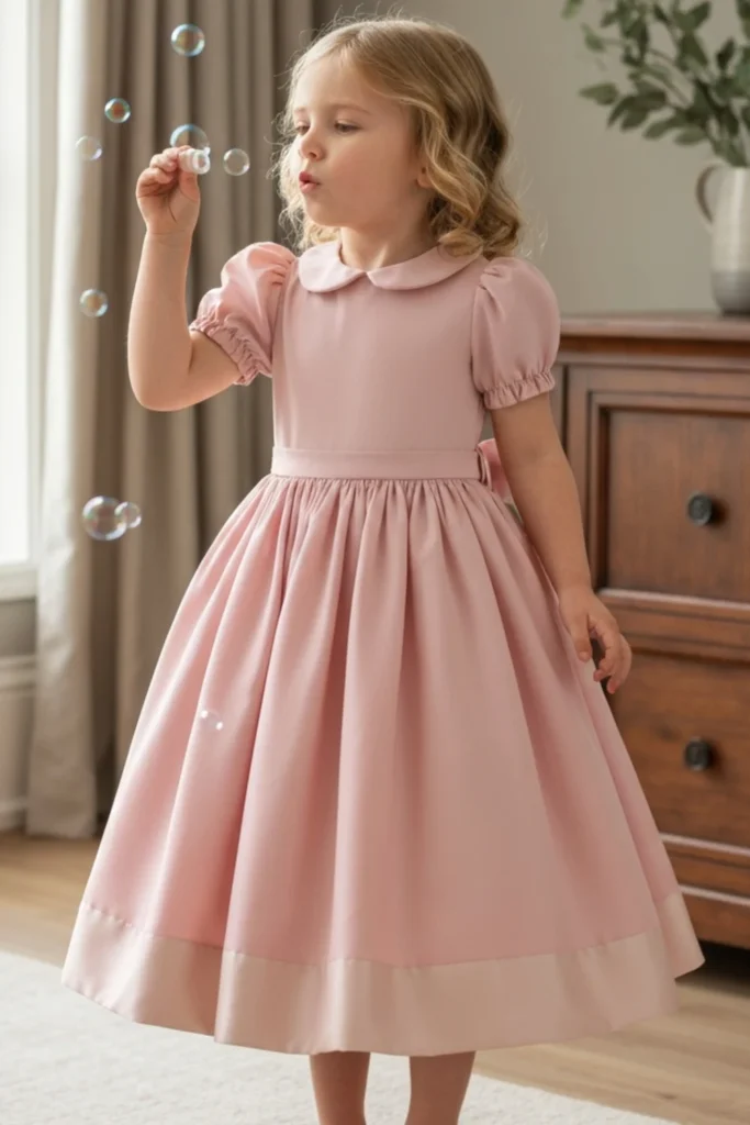 Kids Brocade Dress