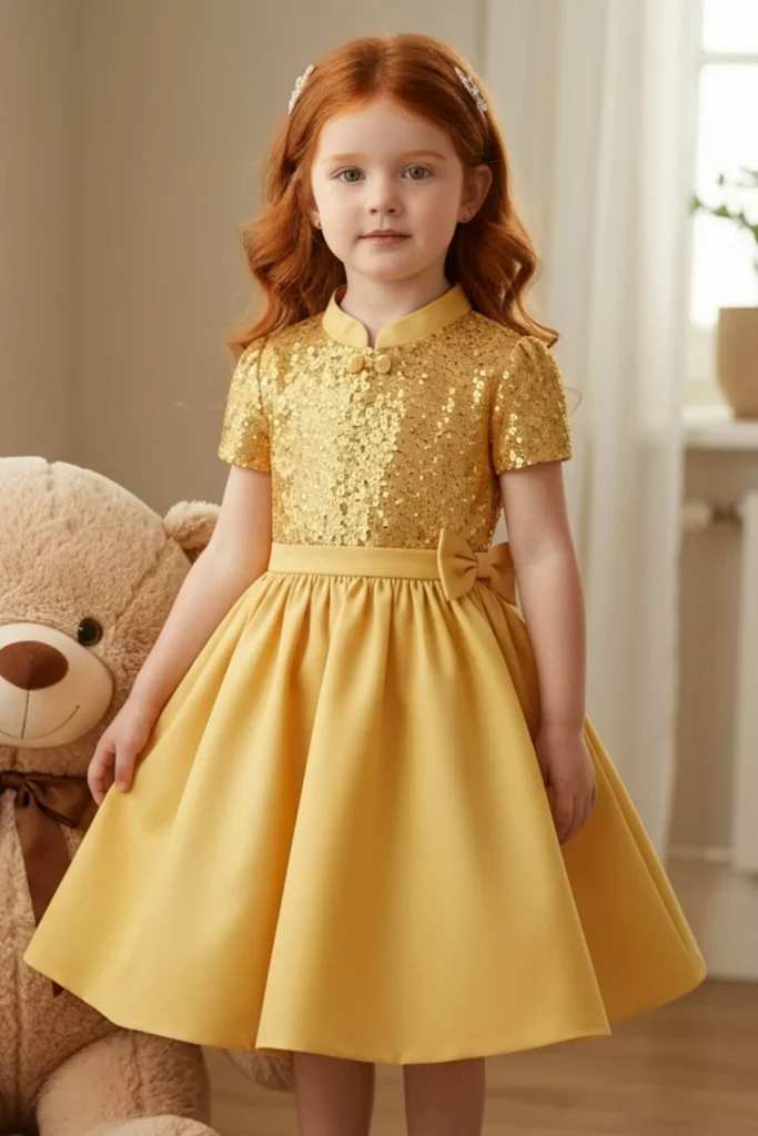 Kids Yellow Dress