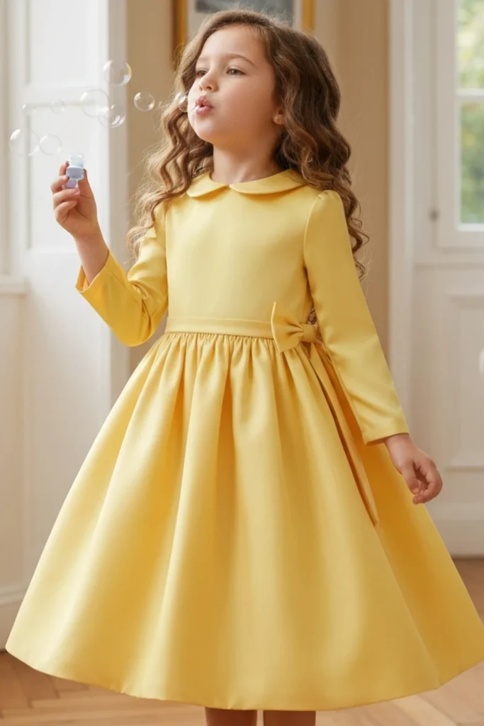 Girls Yellow Dress