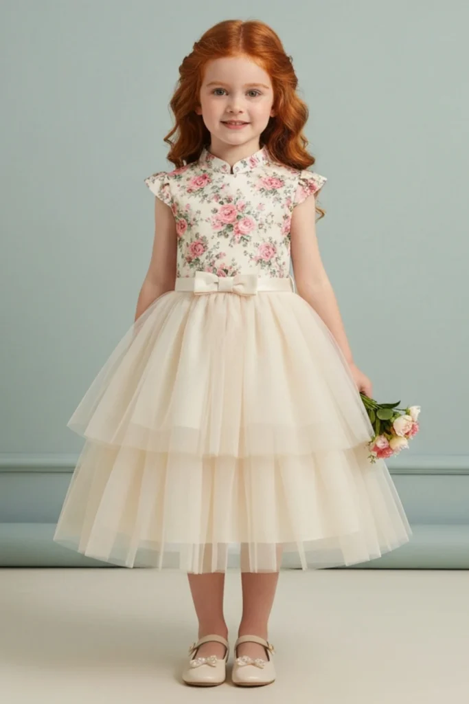 Floral Dress For Kids