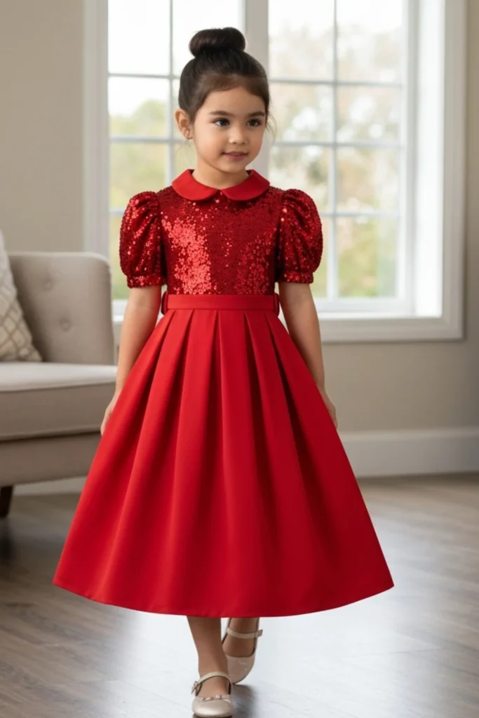 Kids Red Dress