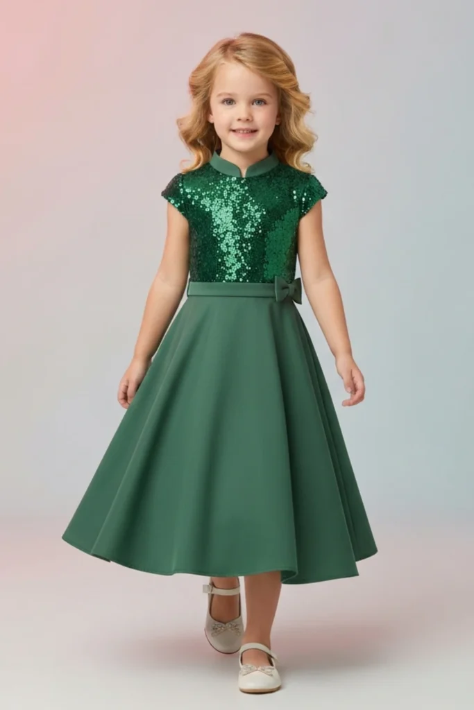 Green Toddler Dress