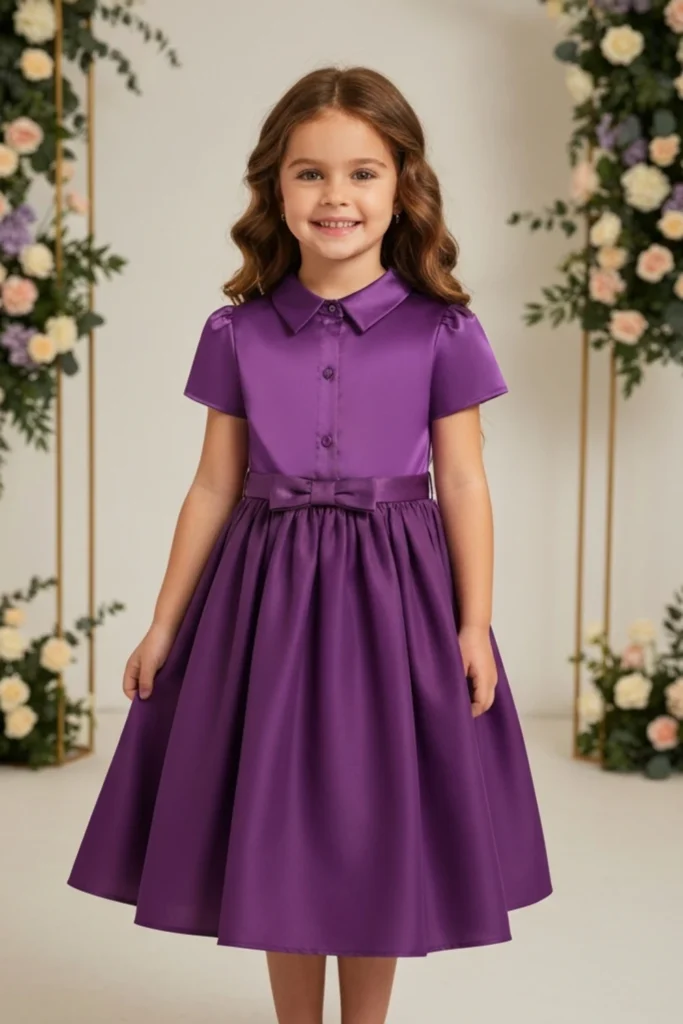 Purple Dresses For Kids