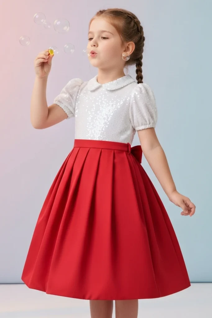 Satin Toddler Dress