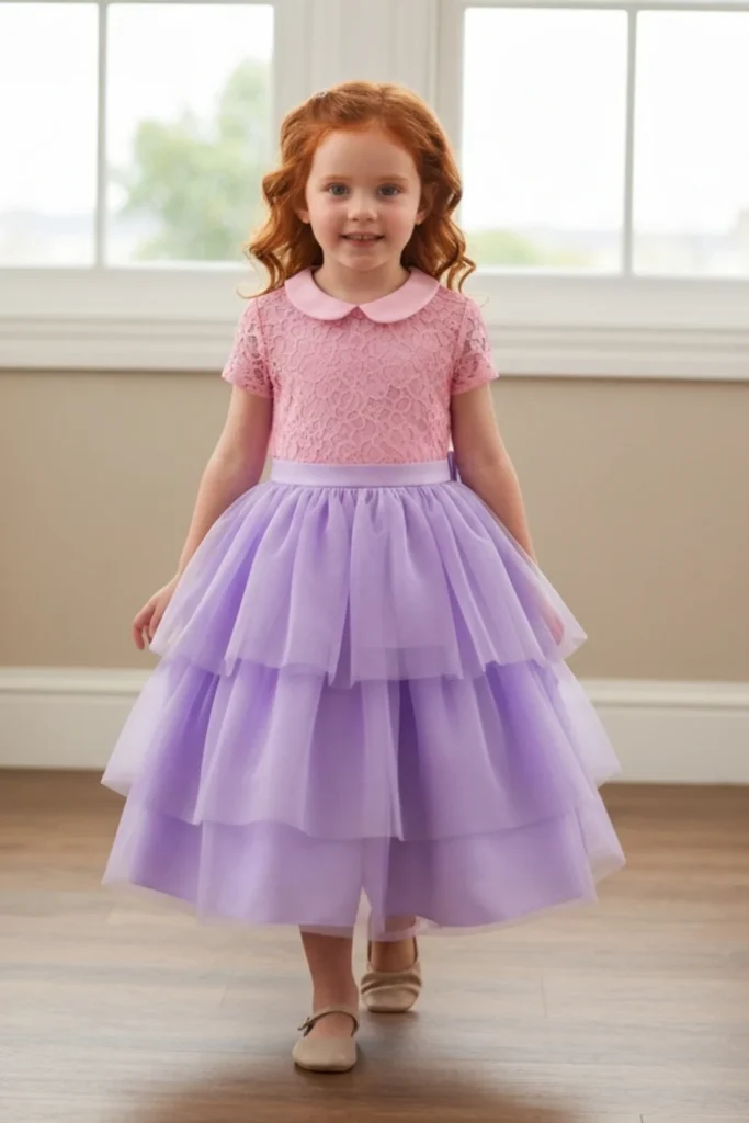 Lace Dress For Kids