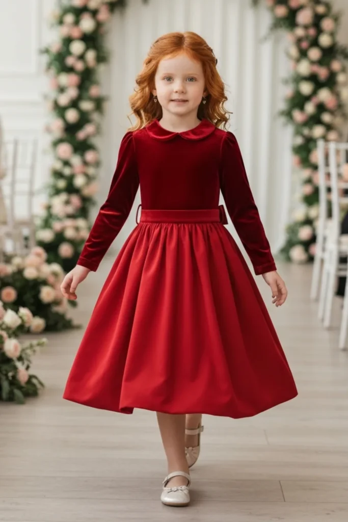 Velvet Toddler Dress