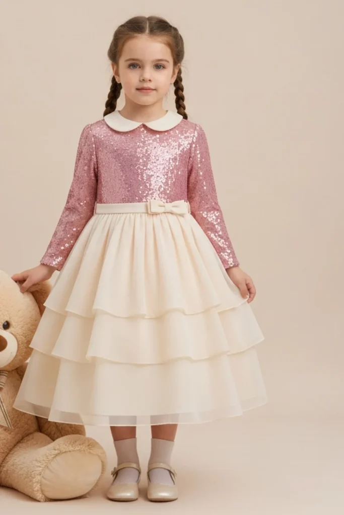 Sequin Kids Dress