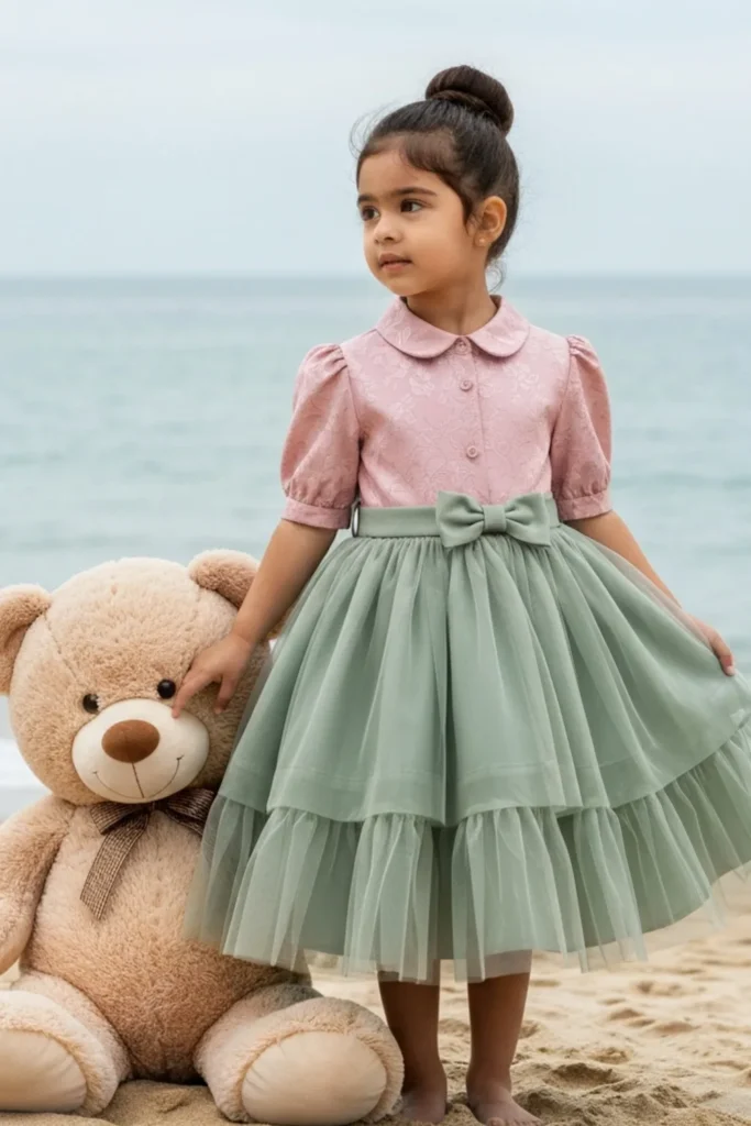 Brocade Dress Styles For Kids