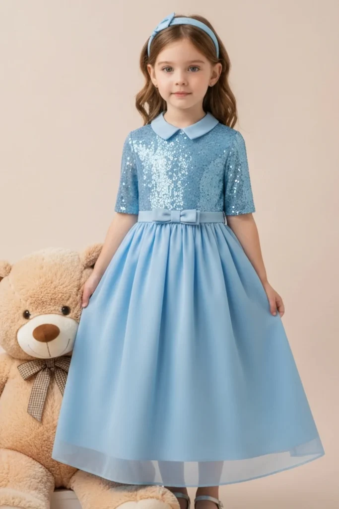 Sequin Kids Dress
