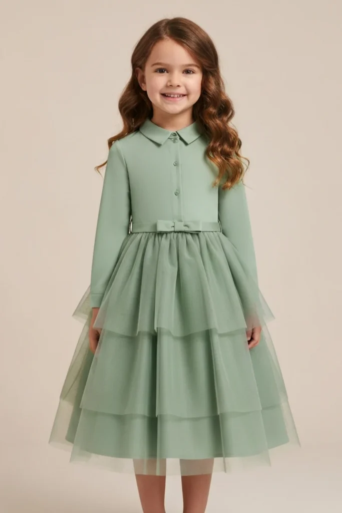 Kids Brocade Dress