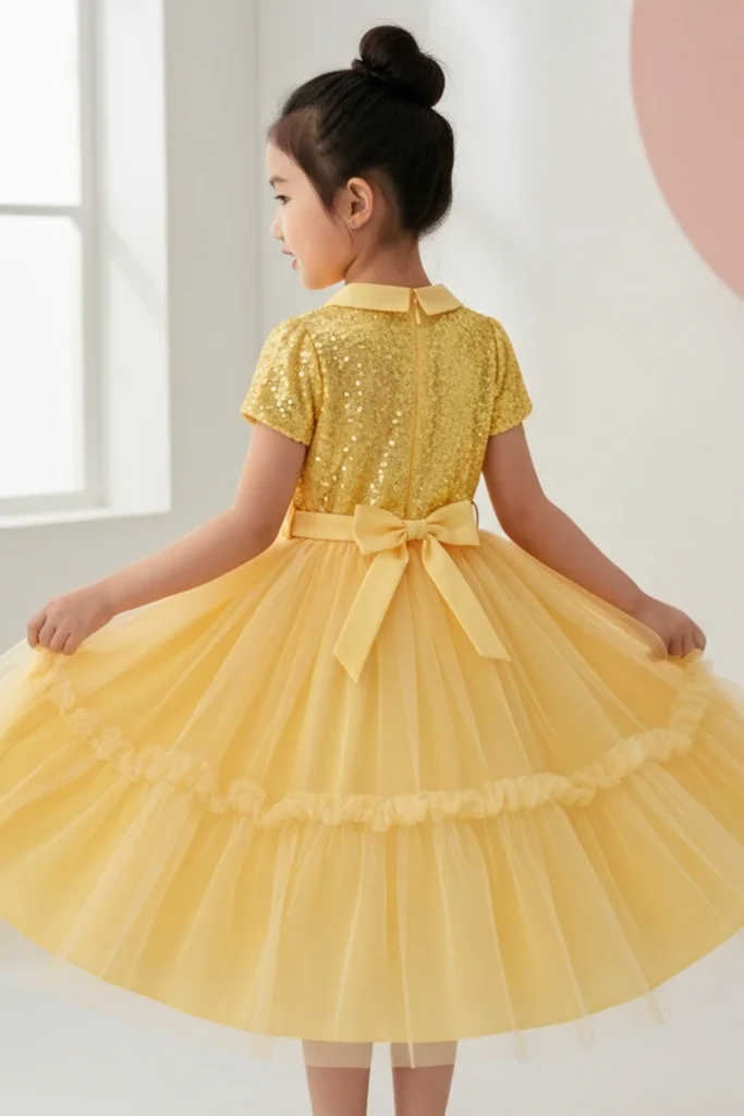 Kids Yellow Dress
