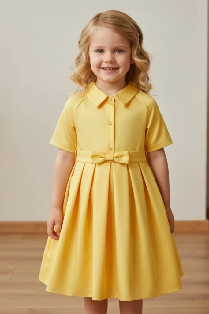 Girls Yellow Dress