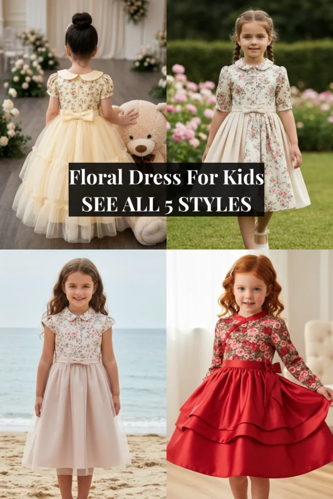 Floral Dress For Kids