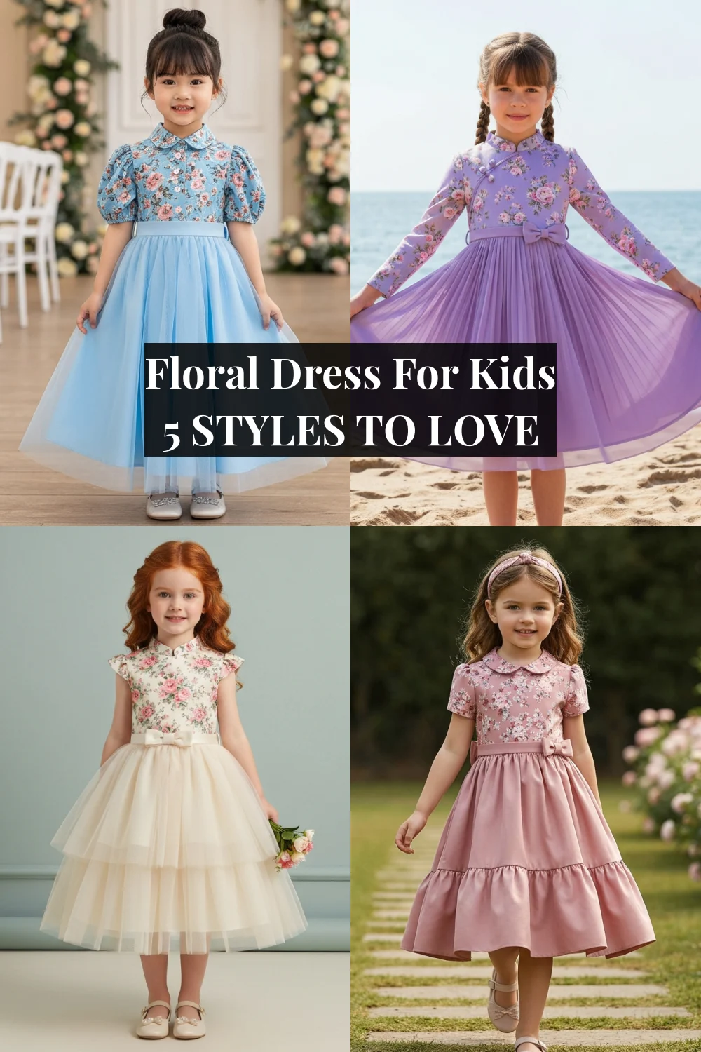 Floral Dress For Kids