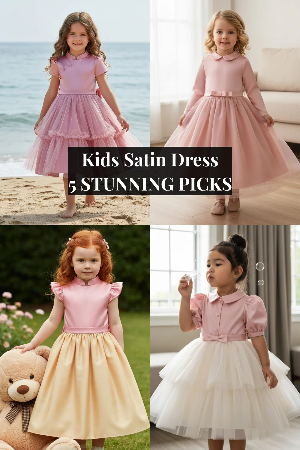 Kids Satin Dress