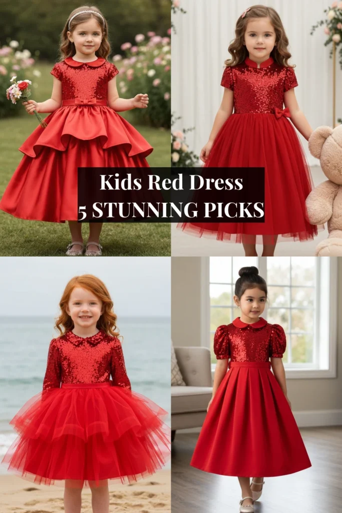 Kids Red Dress