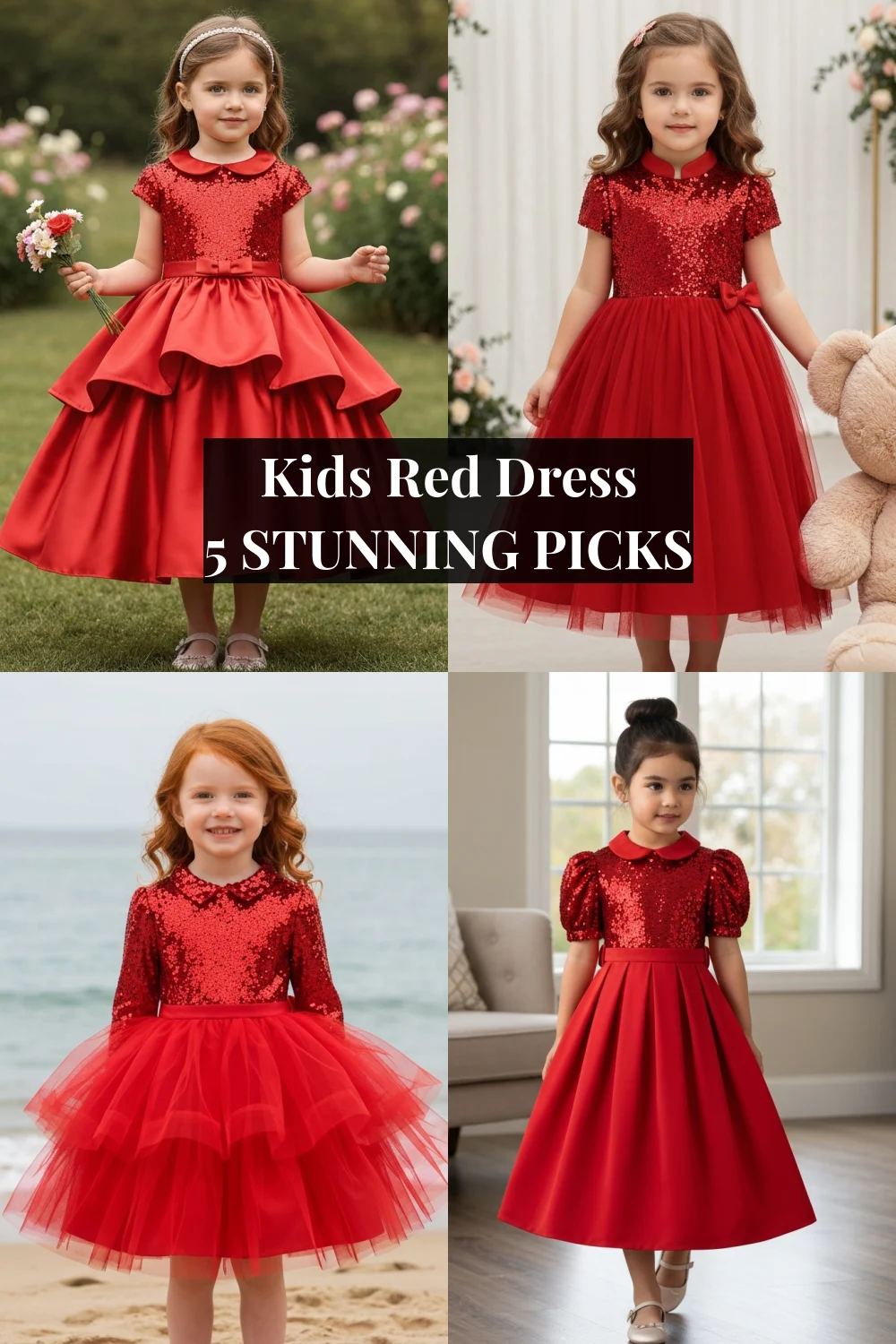 Kids Red Dress