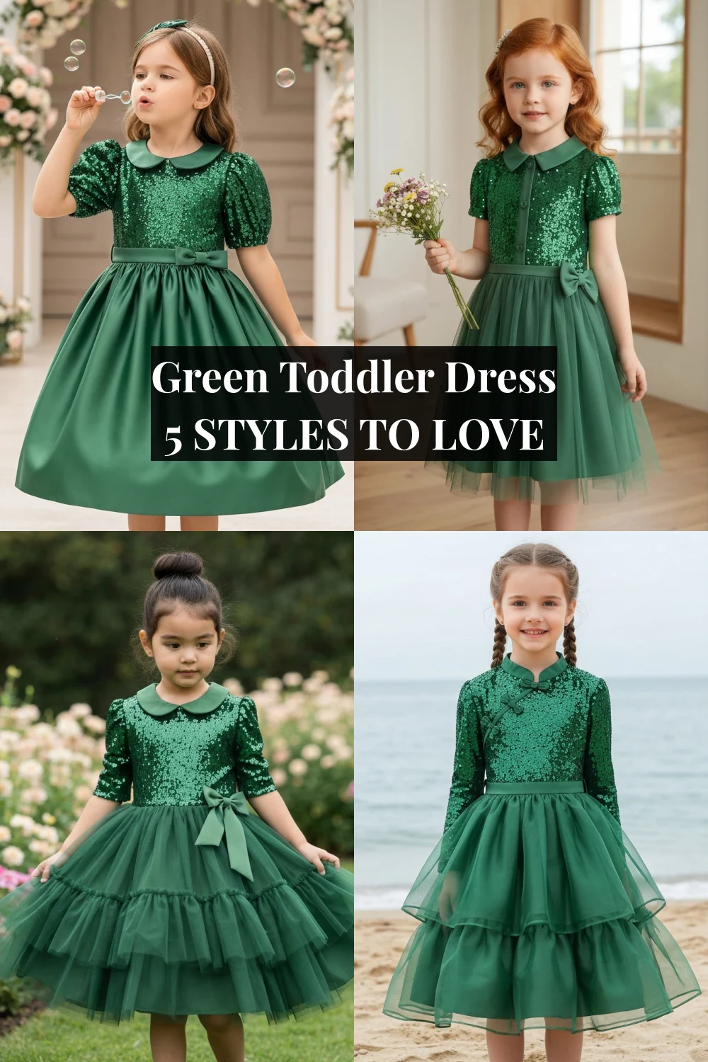 Green Toddler Dress