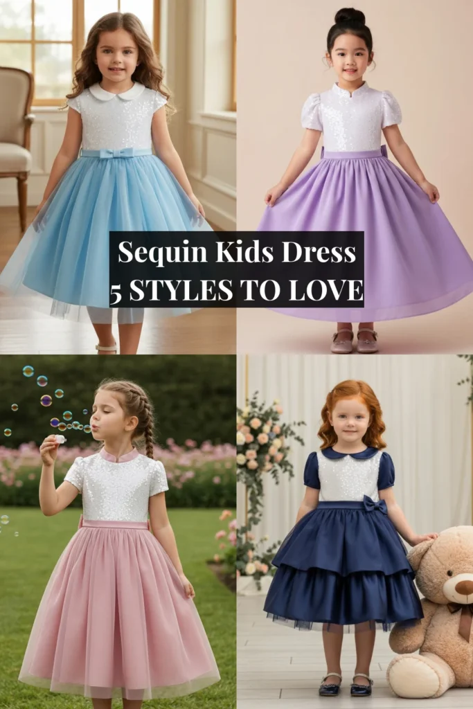 Sequin Kids Dress